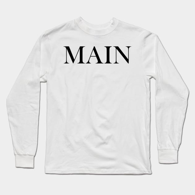 Main Long Sleeve T-Shirt by mabelas